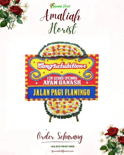 Bunga Papan Congratulation di Drono